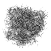 100 Adet 0.8mm Kaynak Tamir Makinesi için Düz Zımba Teli Araba Onarım Tampon Plastik