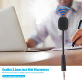 3.5 mm Aux Girişli Mini Kısa Mikrofon Bilgisayar Ses Kartı Uyumlu