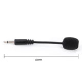 3.5 mm Aux Girişli Mini Kısa Mikrofon Bilgisayar Ses Kartı Uyumlu