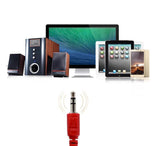 3.5 mm Dişi Aux 2 Mikrofon Kulaklık Girişli Aux Splitter Kablo