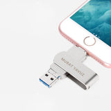 3 in 1 Flash Bellek iPhone Android 32GB 64GB 128GB OTG Flash