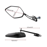 360 Derece Geniş Açılı Dönebilen Motosiklet İkili Dikiz Aynası