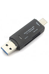 3in 1 Bilgisayar Telefon SD Kart Okuyucu Type-C USB Micro USB OTG