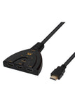 4K Ultra HD HDMI Çoklayıcı 3 İn 1 Kablolu Switch Splitter 1080P