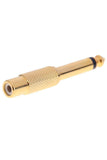 6.35 mm Erkek to Dişi 1/4 Mono Jack RCA Çevirici Dönüştürücü