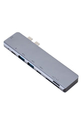 7 in 1 Çift Type-C Girişli USB HDMI SD Kart Okuyucu Çoklayıcı