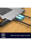 7 in 1 Çift Type-C Girişli USB HDMI SD Kart Okuyucu Çoklayıcı