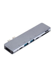 7 in 1 Çift Type-C Girişli USB HDMI SD Kart Okuyucu Çoklayıcı