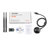 AC1200 USB Kablosuz Ağ Adaptör Wifi Sinyal Güçlendirici Dual Band