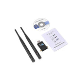 AC1200 Wifi Sinyal Güçlendirici USB Kablosuz Ağ Adaptör Dual Band