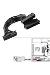Anakart 24 Pin Atx Dual Psu Çoklayıcı Adaptör Mining Kablosu