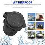 Araç Motosiklet Çakmaklık Telefon Şarj Aleti Hızlı Şarj USB 3.0 12V Su Geçirmez