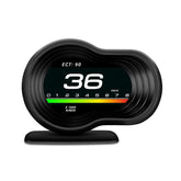 Araç HUD Ekran Hız Ölçer Dijital Kilometre OBD2 GPS Hız Alarmı RPM Su Sıcaklığı Basınç