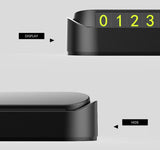 Araç İçi Numaratör Park Telefon Numarası Numaratik Tel Fosforlu