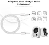 Aux Ses Kablosu 1 Metre Oto Araç Teyp Kablo Müzik Bağlantı