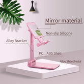 Aynalı Masaüstü Tablet Telefon Tutucu Stand 2 Kademeli