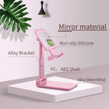 Aynalı Masaüstü Tablet Telefon Tutucu Stand 2 Kademeli