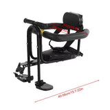 Bisiklet Çocuk Koltuğu Selesi Elektrikli Bisiklet Uyumlu Emniyet Kemerli Taşıyıcı Kadro Bağlantılı