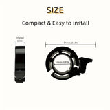 Bisiklet Gidon Zil Alüminyum Plastik Halka Korna İkaz Zili Su Geçirmez