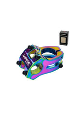 Bisiklet Kısa Gidon Boğazı Wake Alüminyum Rainbow Rengarenk Yedek Parça 31,8mm