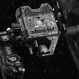 Bisiklet Motorsiklet Titreşim Önleyicili Ayarlanabilir Kilit Sistemi Gidon Uyumlu Telefon Tutucu