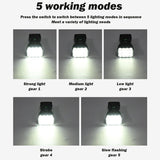 Bisiklet Şarjlı 12 Led Fener Kornalı Lcd İkaz Lambası Işıldak Zil Su Geçirmez Gidon