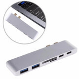 Çift Type-C USB 3.0 Çoklayıcı Kart Okuyucu Çevirici Macbook BW3185