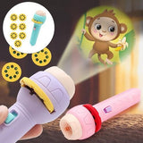 Çocuklar İçin 56 Farklı Resimli Projeksiyonlu Eğitici El Feneri