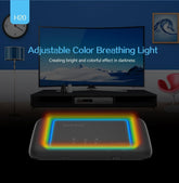 H20 Mini Kablosuz Klavye Mouse Telefon Tablet PC Smart Tv Box