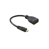 Hdmi Dişi to Micro Hdmi Erkek Ses ve Görüntü Çevirici Kablo