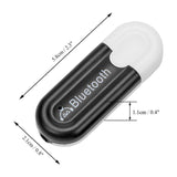 HJX-001 Bluetooth 4.0 Dongle USB Hoparlör Araç Oto Ses Alıcısı