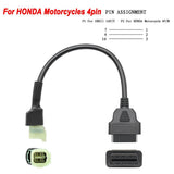 Honda Motosiklet Arıza Tespit Cihazı OBD2 16 Pin 4 Dönüştürücü