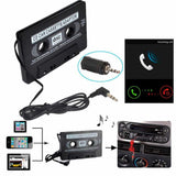 Kablolu Araç Oto Teyp Kaset Adaptörü Mp3 Mp4 Cd Çalar Aux Player