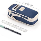 Kalem Kutusu Kırtasiye Seyahat Makyaj Çantası Masa Aksesuar Düzenleyici