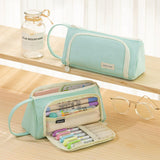 Kalem Kutusu Seyahat Kırtasiye Aksesuar Makyaj Çantası Masa Düzenleyici