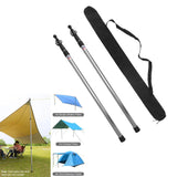 Kamp Direği 2 Adet Alüminyum Alaşımlı Çadır Tente Kamp Gölgelik Ayarlanabilir 230 cm