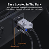 KUULAA Bluetooth 5.0 USB to Aux Müzik Alıcısı 3.5 mm Adaptör Kiti