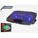 Laptop Bilgisayar Notebook 4 Fanlı Ledli Soğutucu Fan HD2008