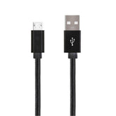 Micro USB Hasır Metal İpli Android Hızlı Şarj Data Kablosu
