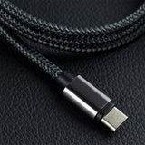 Micro USB Hasır Metal İpli Android Hızlı Şarj Data Kablosu