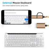 Micro USB Type-C to Dişi USB 3.0 OTG Çevirici Dönüştürücü Kablo