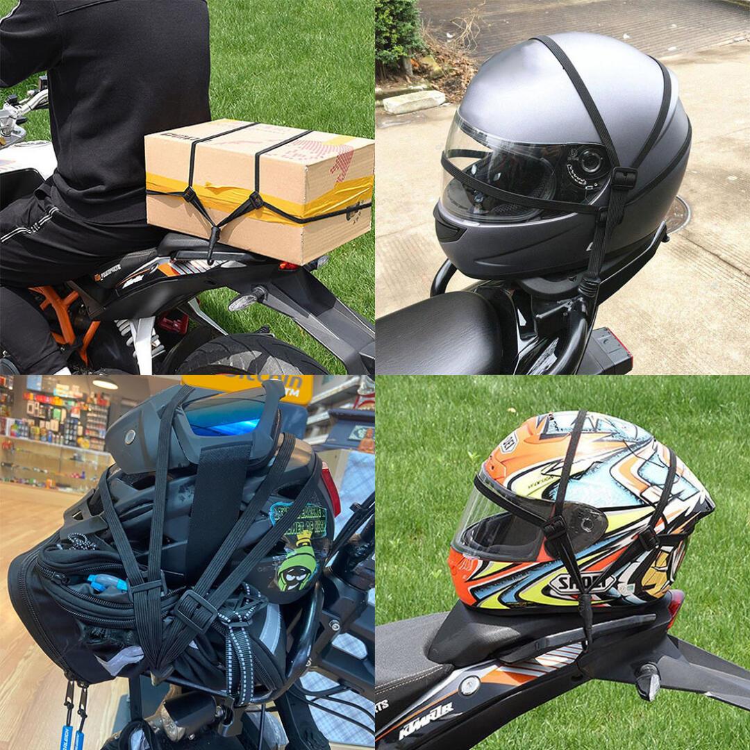 Motosiklet Bisiklet Bağlama Lastiği Kask Eşya Kancalı Bagaj Tutucu Elastik Halat Filesi Motosiklet Bisiklet Bağlama Lastiği Kask Eşya Kancalı Bagaj Tutucu Elastik Halat Filesi