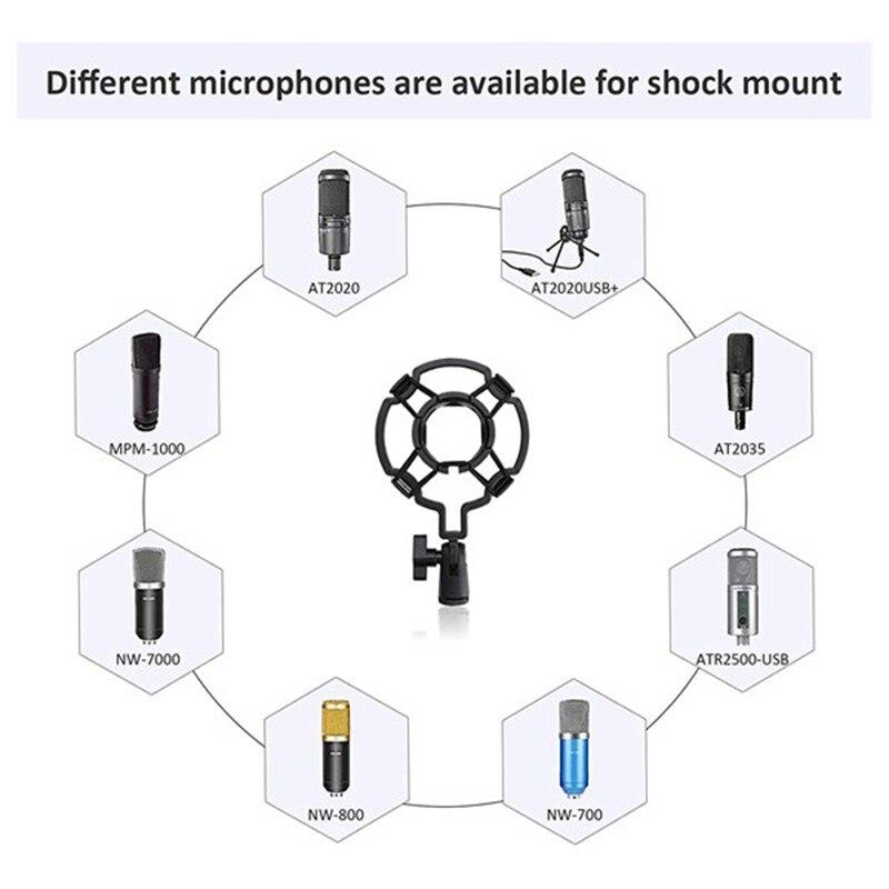 Nb39 Masaüstü Mikrofon Standı Pop Filtre Seti Shock Mount Stüdyo Nb39 Masaüstü Mikrofon Standı Pop Filtre Seti Shock Mount Stüdyo