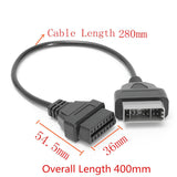 Nissan OBD2 Araç 14 Pin 16 Pine Çeviren Adaptör Bağlantı Kablosu