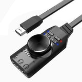 Orico GS3 USB Harici Ses Kartı Çift Kulaklık Girişli Ses Kontrol Pubg Lol Destekli