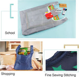 Pazar Market Kamp Plaj Mini 37x55 cm Cep Çantası Katlanır Pratik Alışveriş Çantası