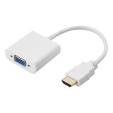 Projeksiyon Uyumlu HDMI TO VGA Kablo Çevirici Dönüştürücü