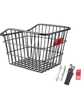 Reflektörlü Bisiklet Sepeti Ön Arka Uyumlu Eşya Taşıma Sepet Askılı Metal