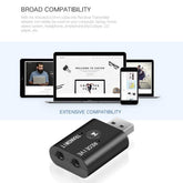 RX TX Bluetooth Dongle Araç Oto Müzik USB Ses Alıcısı Aux Kiti