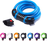 Şifreli Bisiklet Scooter Kilidi 5 Haneli Kod Şifreli Motosiklet Kiliti Pvc Paslanmaz